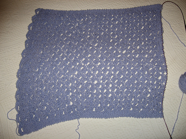 Faux Crochet Stole