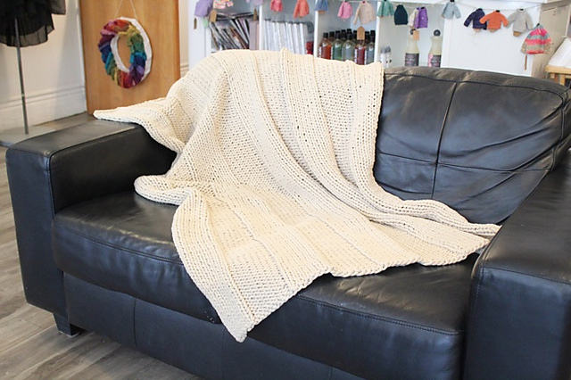 Ravelry: Great Lakes Throw pattern by Haley Waxberg