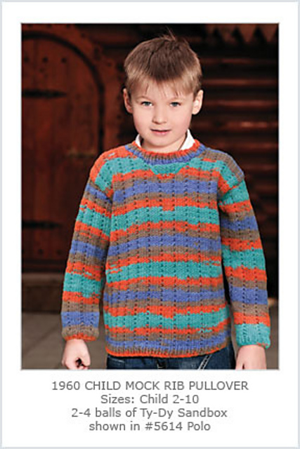 Child Mock Rib Pullover