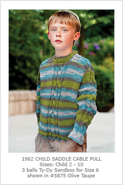Child Saddle Cable Pullover
