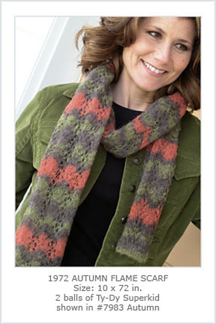 Autumn Flame Scarf