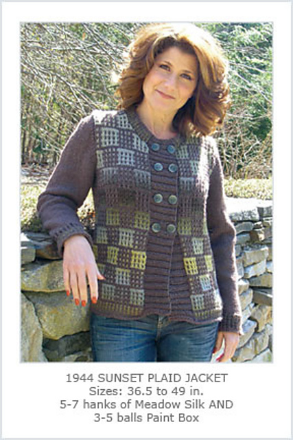 Sunset Plaid Cardigan