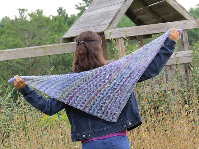 Reversing Falls Shawl