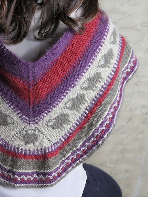 Sheep Shawlette