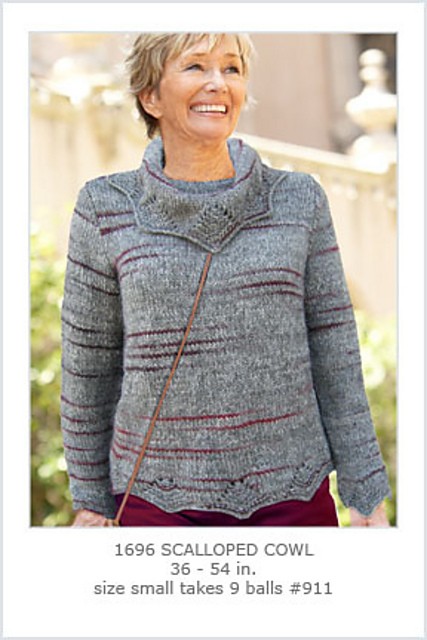 Scalloped Cowl