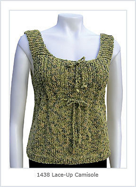 Lace-up Camisole Pat 1438