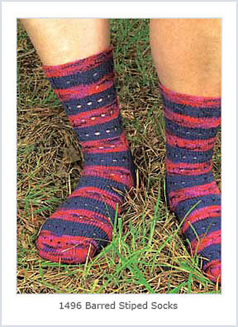 Barred Striped Socks