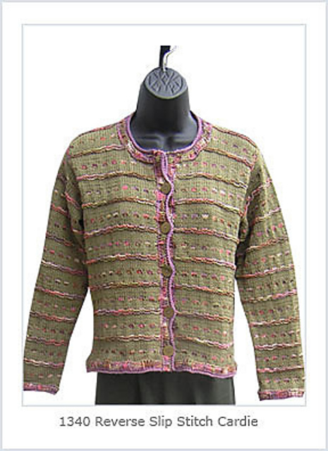 Reverse Slip Stitch Cardie