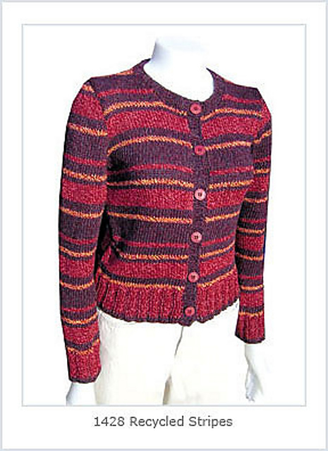 Recycled Stripes Cardigan