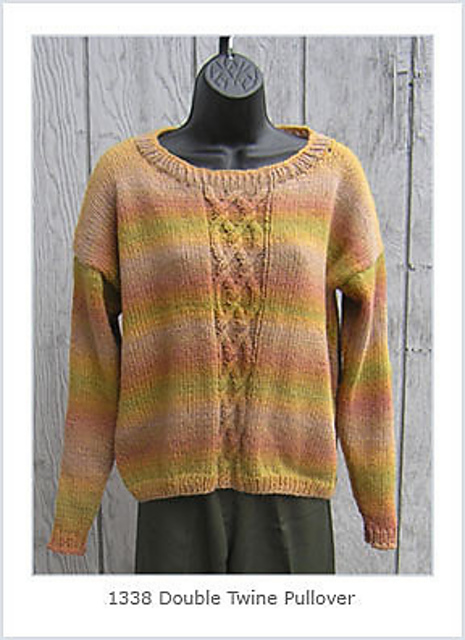 Double Twine Cables Pullover