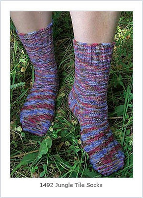 Jungle Tile Socks