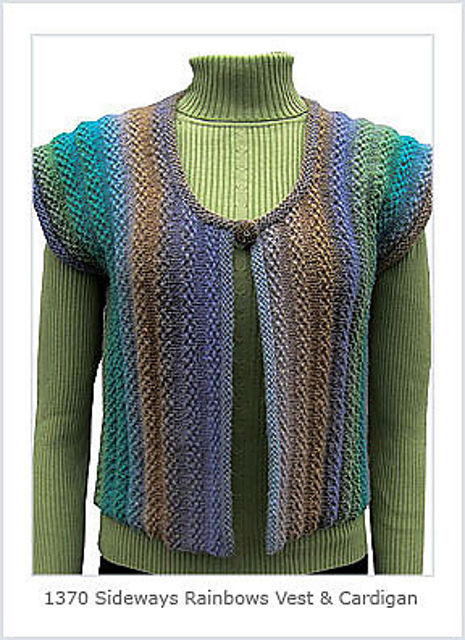 Sideways Rainbows Jacket or Vest