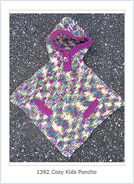 Cozy Kids Poncho