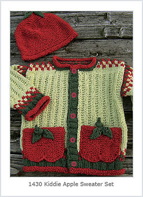 Kiddie Apple Sweater Set