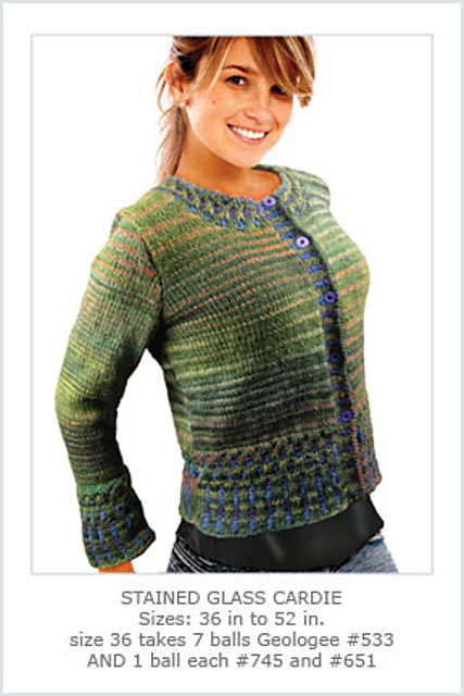 Stained Glass Cardie