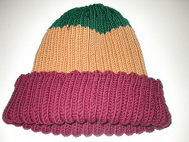 Tricolored Stocking Cap