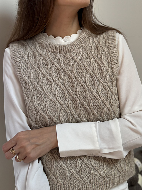 The Saco Round Neck Vest