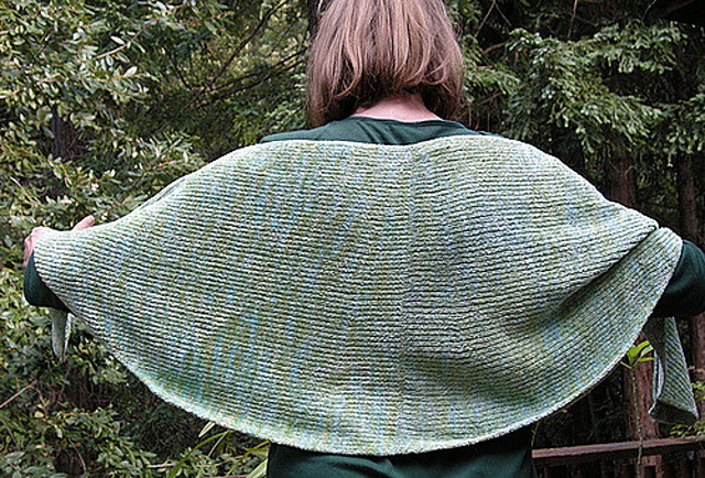 Charming Mohair Short Rows Stole