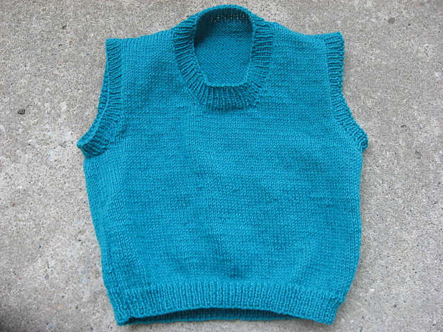 Children's Vest - V Neck or Round Neck