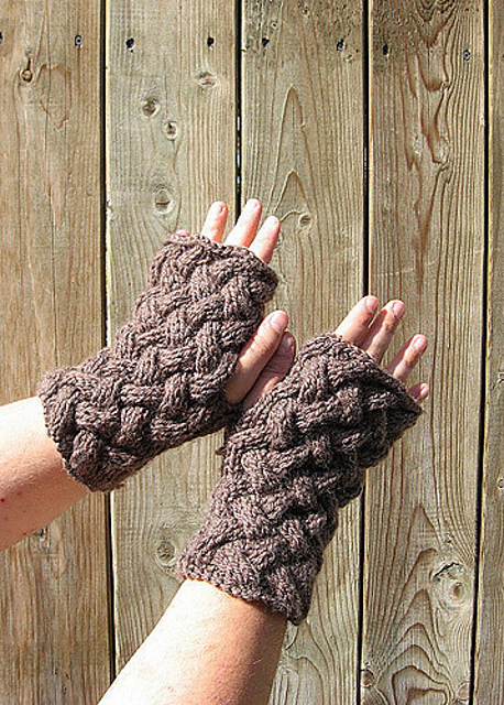 Urban Weave Wrist Warmers
