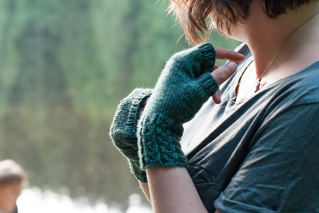 Cypress Fingerless Gloves