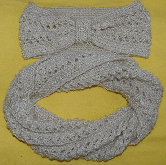 DK – Twisted Lacy Headband & Cowl