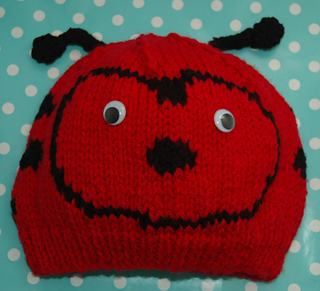Chunky Ladybird Hat - Childrens to Adults