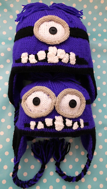 Evil Minions Hat & Gloves