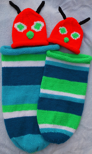 Hungry Caterpillar Babies Hat & Sleep Sack
