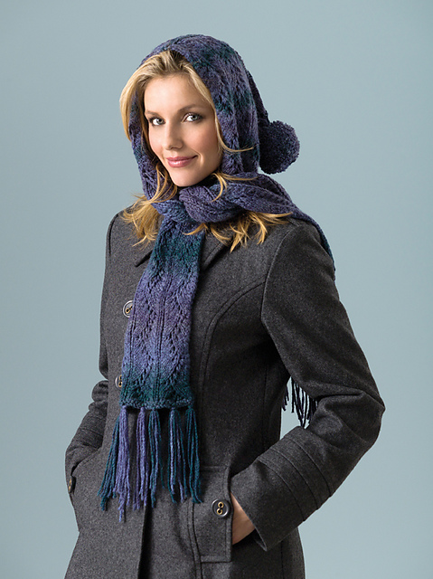 Hooded Lace Scarf