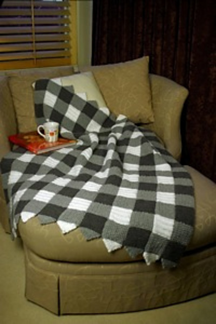 Glorious Gingham Afghan