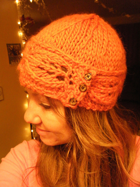 Leaf Band Alpaca-Merino Hat