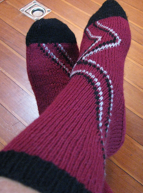 Rambling Rivers Socks
