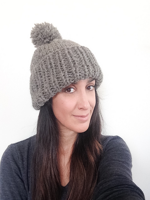 Mega Pom Pom Beanie