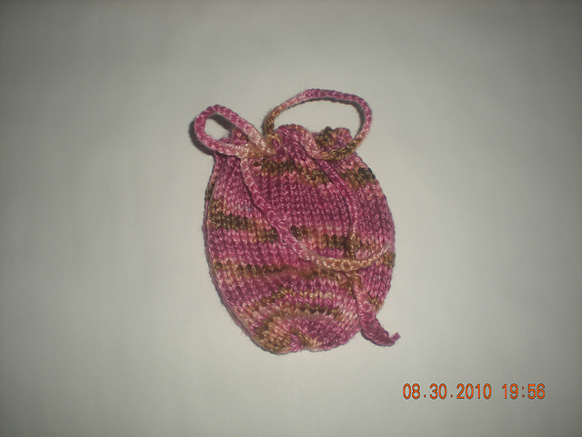 Knitted Pouch Bag