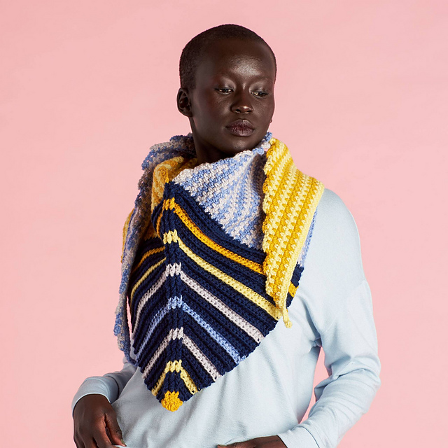 Dynamic Shape Shawl