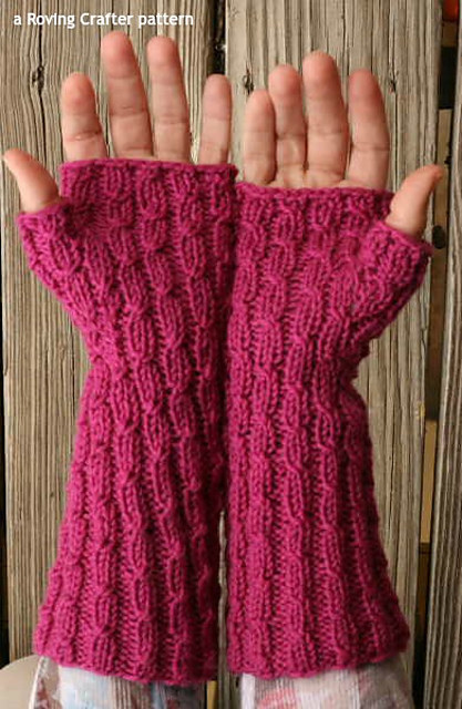 Twisted Fingerless Mitts