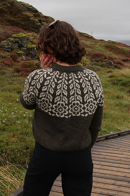 Winter Flower Sweater