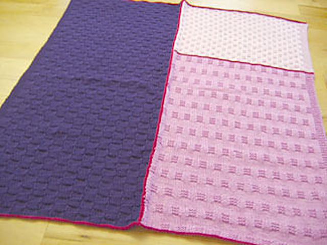 Three-textured Afghan
