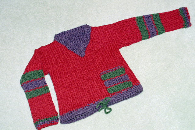 #21 Ribbed & Striped Pullover