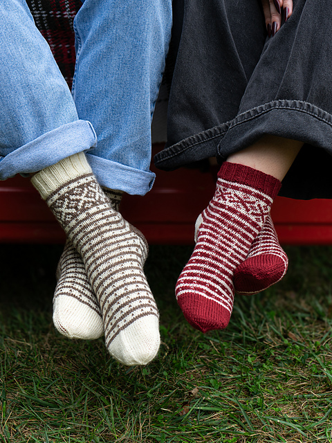 Cold Winter's Night Socks