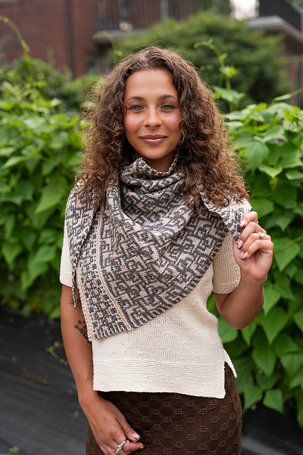 Scribble Shawl