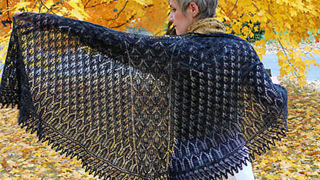irtfa'a faroese lace shawl