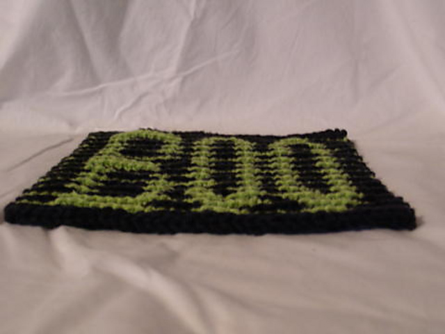 Boo illusion shadow dish cloth