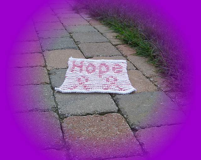 Hope illusion/shadow dish cloth