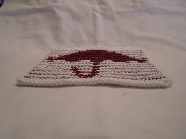 Umbrella illusion/shadow Dishcloth