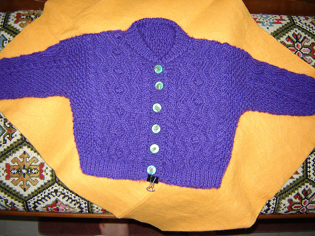 Baby Aran Cardigan