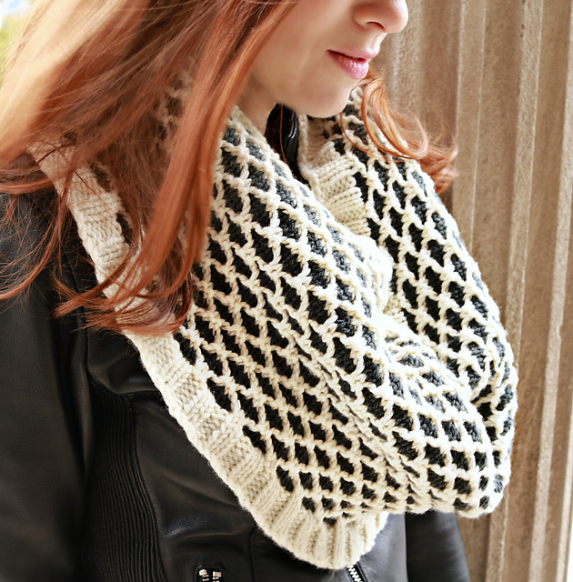 Eucalan Lattice Cowl