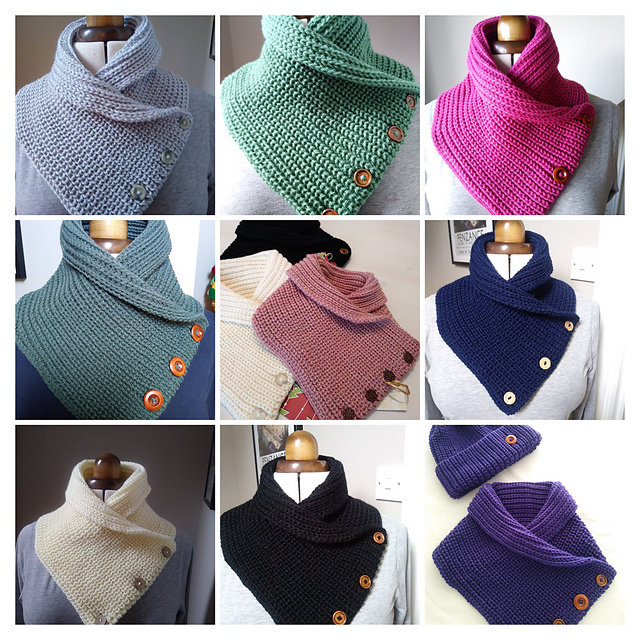 Cosy Neck Warmer using ribber