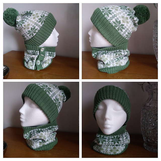 Carey Fairisle  and cowl
